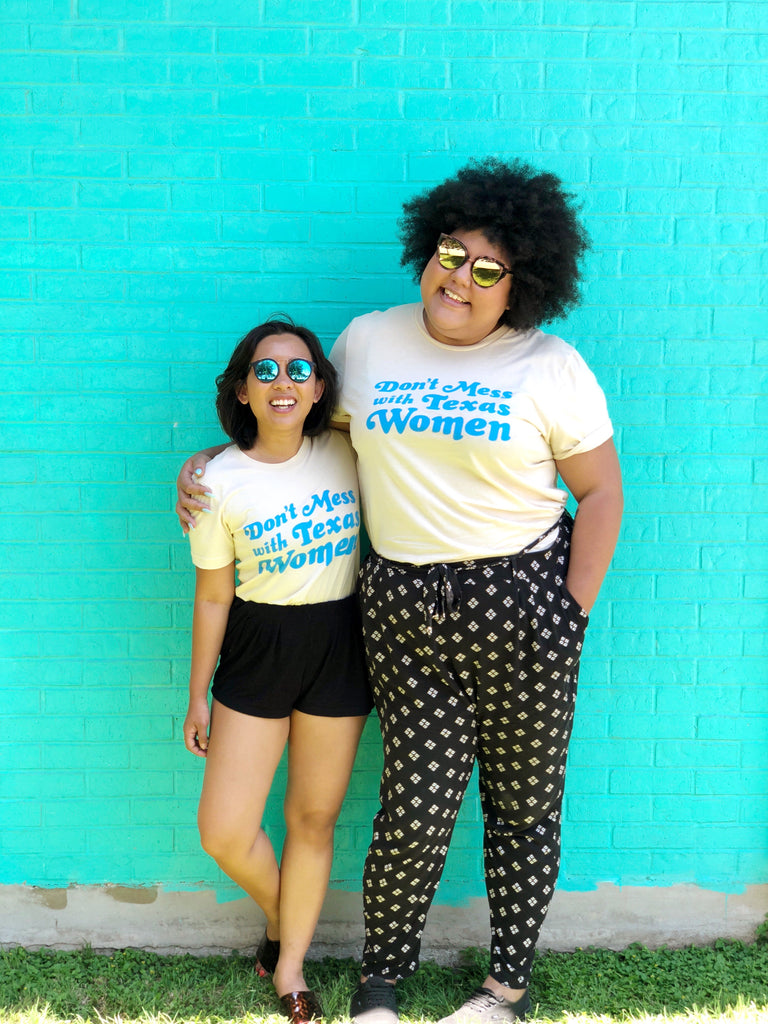 Don't Mess With Texas Women Cream Tee