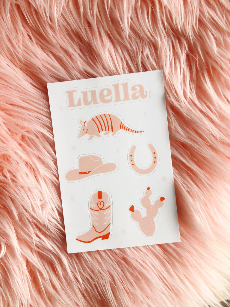 Western Sticker Sheet