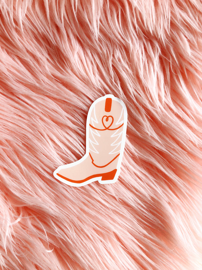 Cowboy Boot Sticker