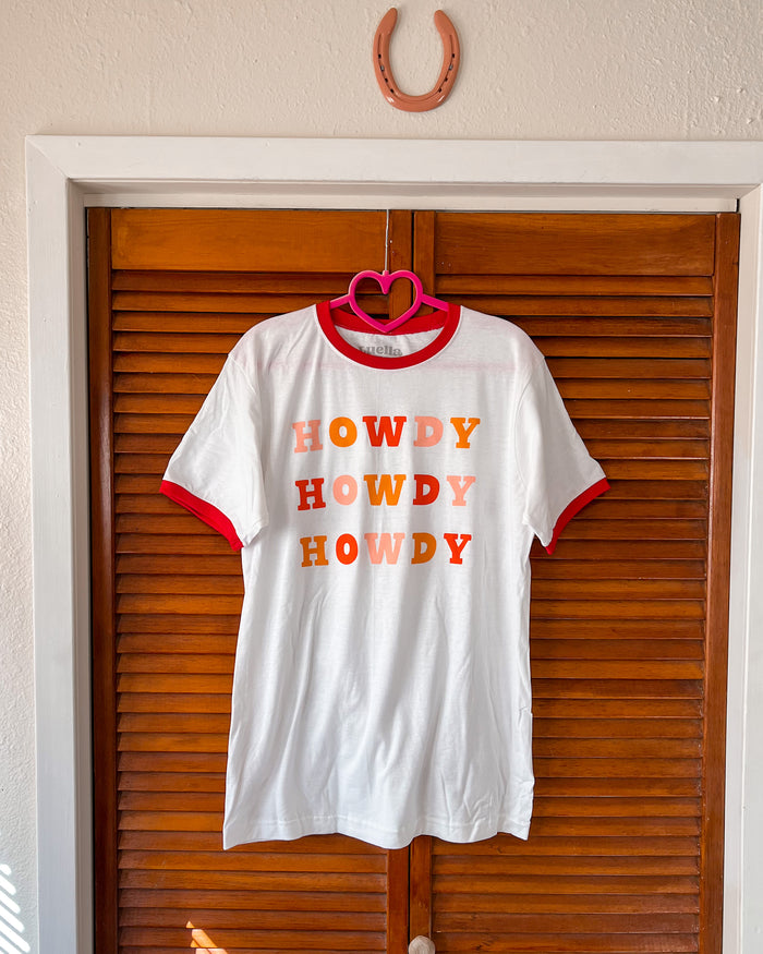 Howdy Ringer Tee
