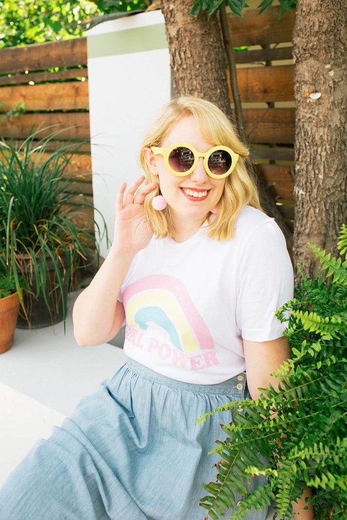Girl Power Rainbow Tee