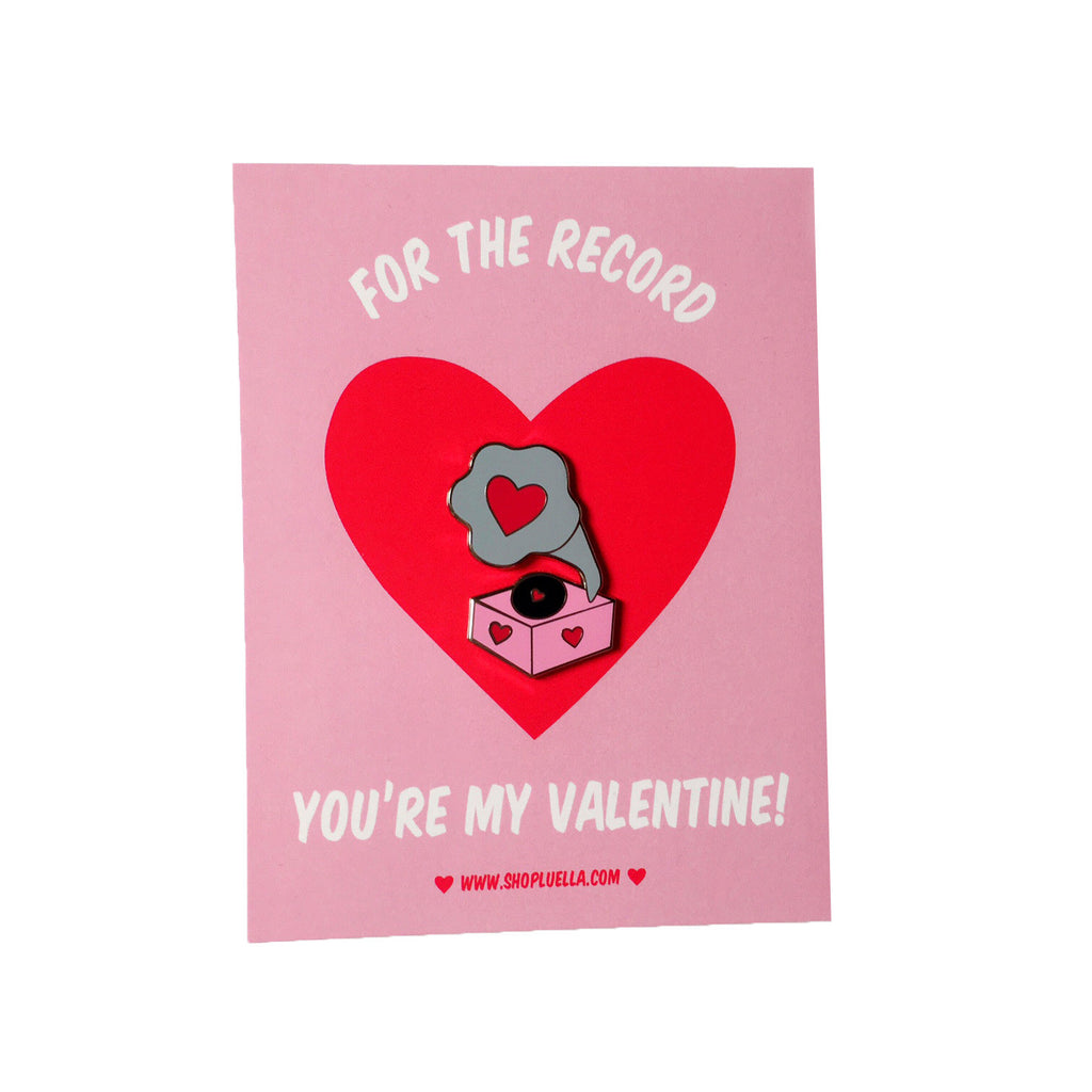 Record Player Pin